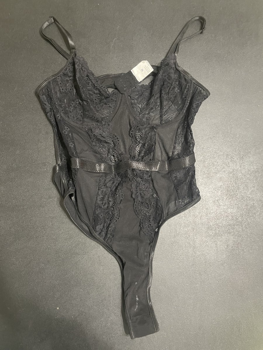 Clothing :: Alexis Fawx WORN black lingerie Angel Long - Sweeky