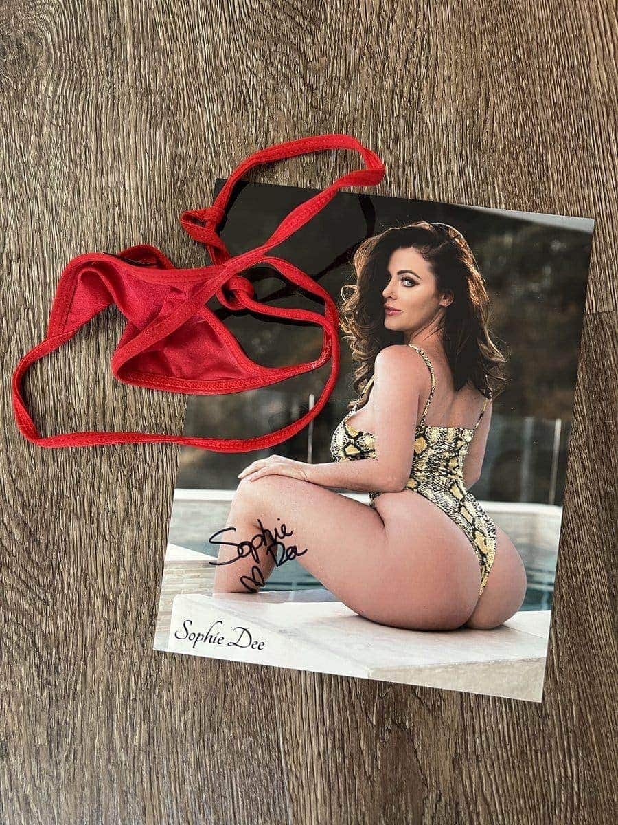 Clothing :: Sophie Dee sexy Panties of the day plus signed 8x10 Photo! -  Sweeky