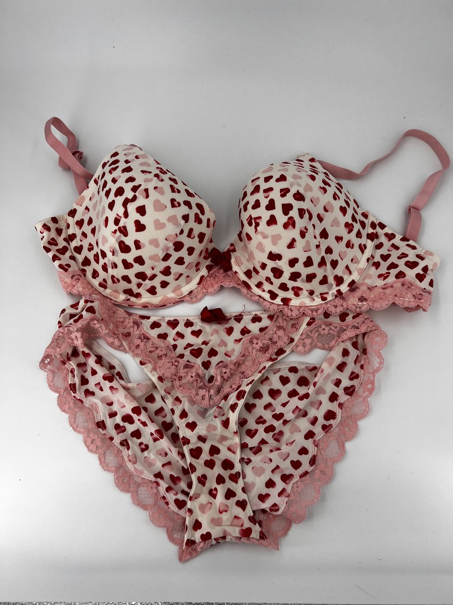 Clothing Silvia Saiges Valentines Bra And Panty Set Sweeky 